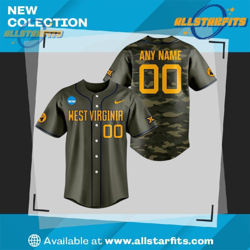 "Top 5 Must-Have Custom Jerseys: Unique Sports and Heritage Styles" 7 West Virginia Mountaineers Special Camo Custom Jersey