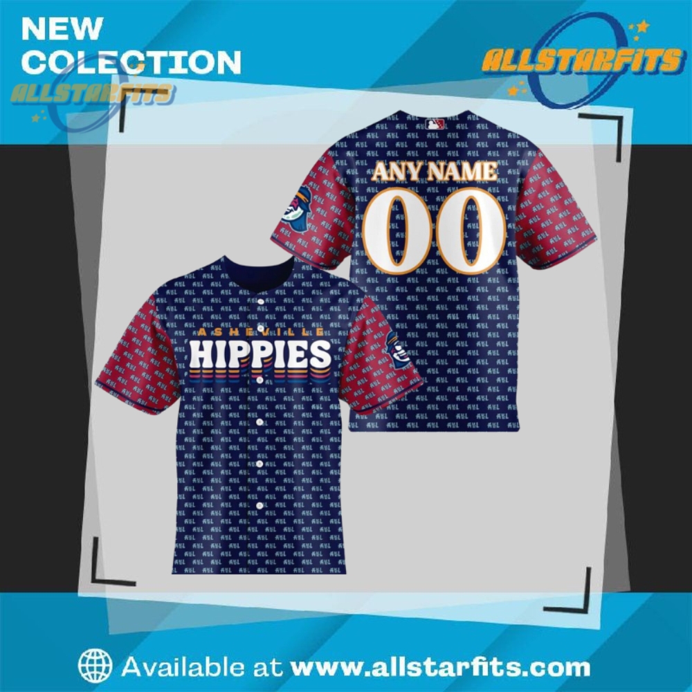 "Top 5 Must-Have Custom Jerseys: Unique Sports and Heritage Styles" 9 The Asheville Tourists Hippies Personalized Baseball Jersey