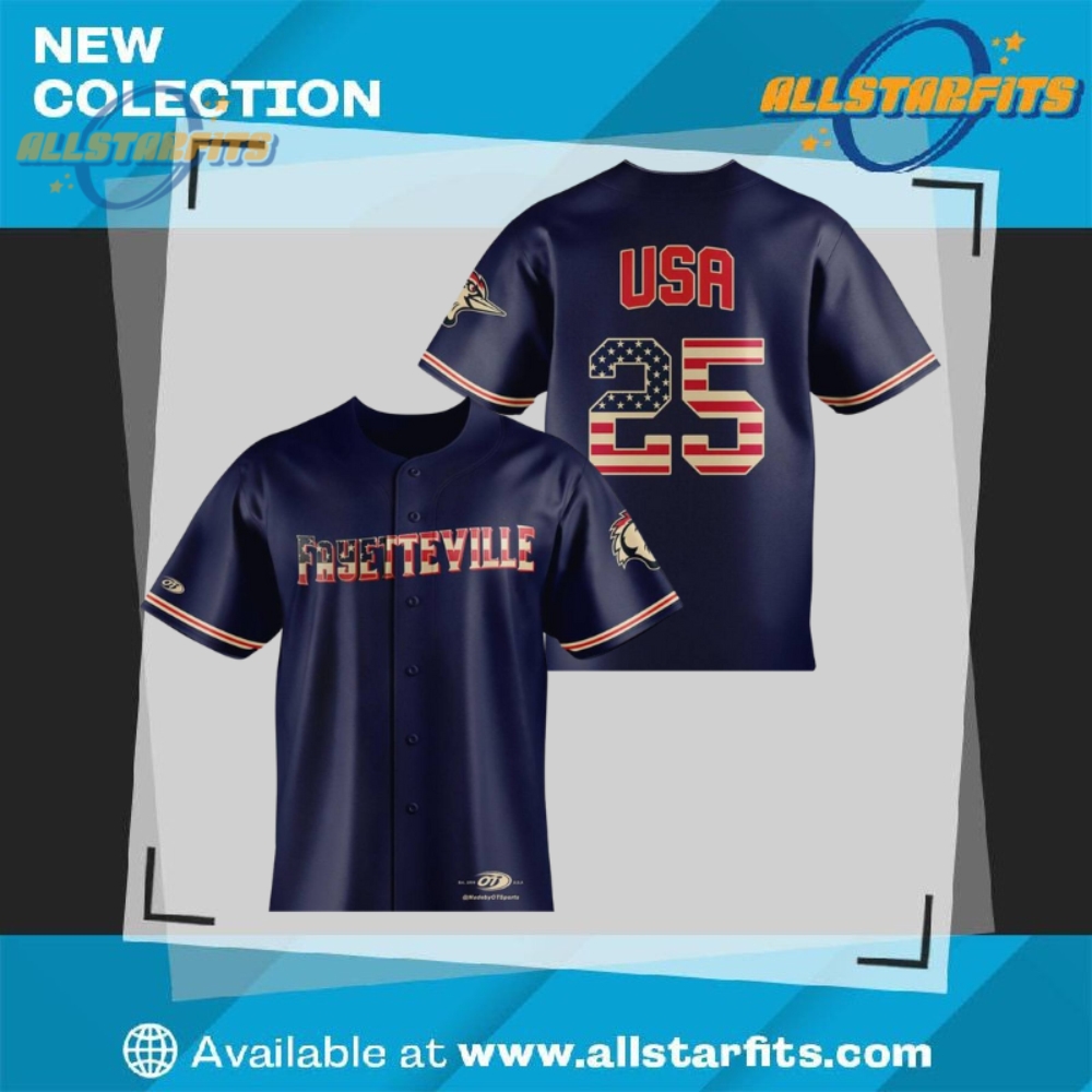 "Top 5 Must-Have Custom Jerseys: Unique Sports and Heritage Styles" 13 Fayetteville Woodpeckers X 2025 Patriotic Night Special Baseball Jersey