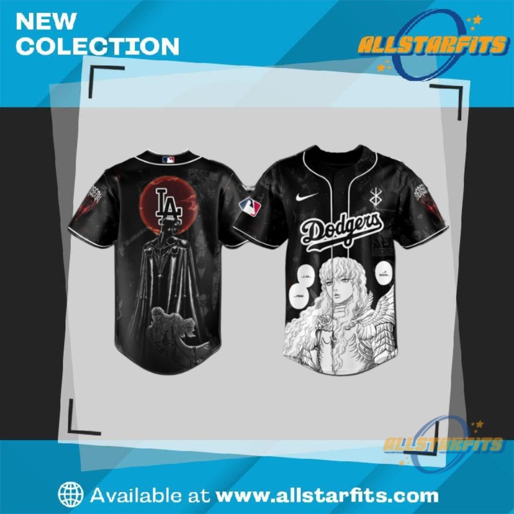 "Top 5 Unique Baseball Jerseys: Zodiac, Dodgers, and More" 8 La Dodgers X Berserk Griffith 2025 Limited Baseball Jersey