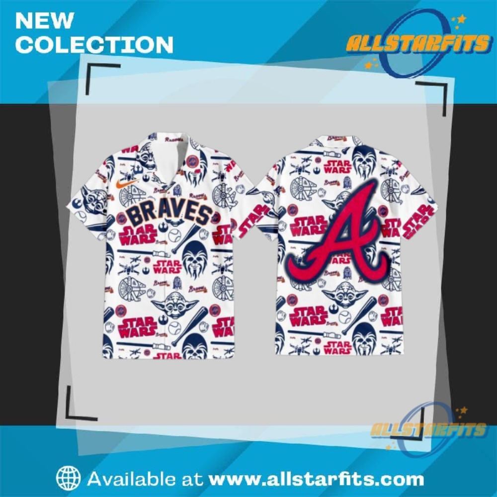 Atlanta Braves X Star Wars Game Day 2025 Hawaiian Shirt allstarfits 1