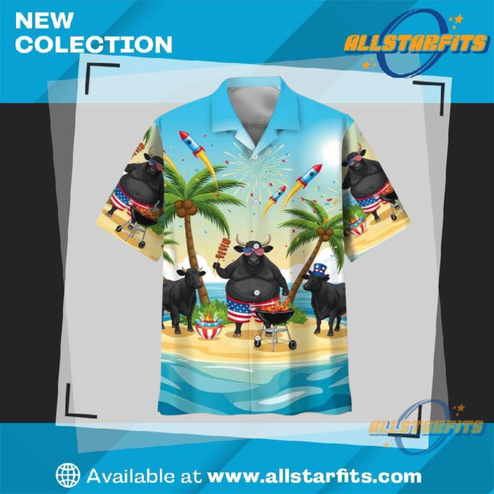 Black Angus Grilling Bbq 2025 Hawaiian Shirt allstarfits 1