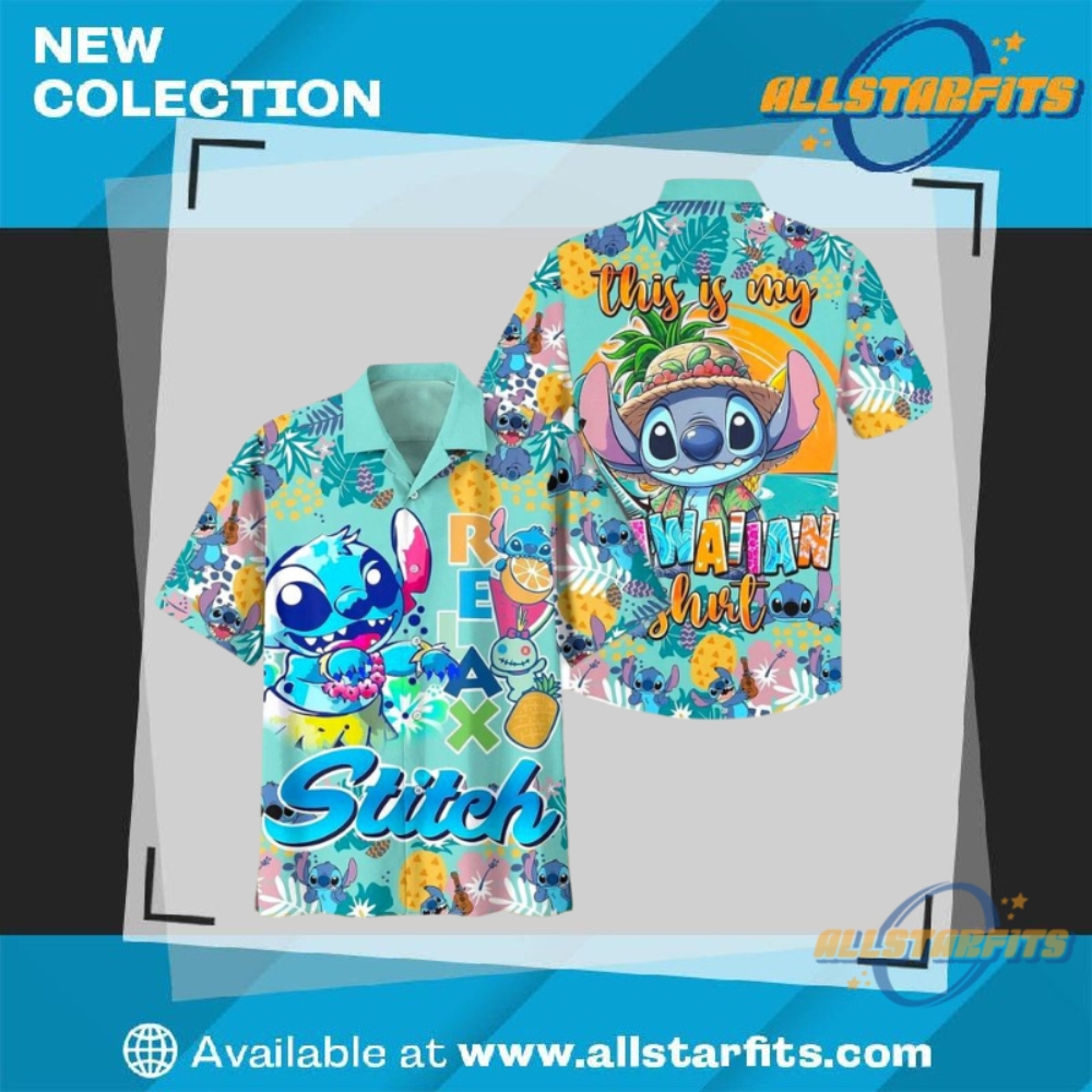 Stitch This Is My Stitch 2025 Hawaiian Shirt allstarfits 1