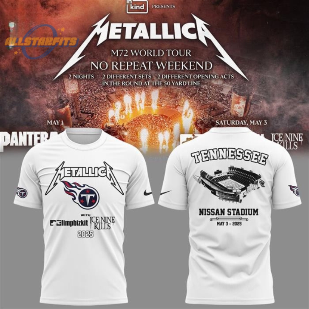 Metallica World Tour Tennessee Titans Hoodie Sweatshirt Shirt 3 Metallica World Tour Tennessee Titans Hoodie, Sweatshirt, Shirt