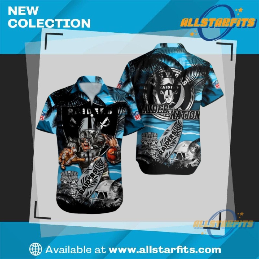 "Top 5 Patriotic Hawaiian Shirts for Every Occasion - 2024" 11 Las Vegas Raiders Hawaiian Shirt