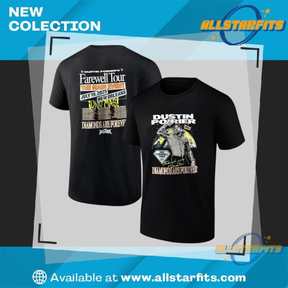 Dustin Poirier The Farewell Tour 2025 Diamonds Are Forever Shirt