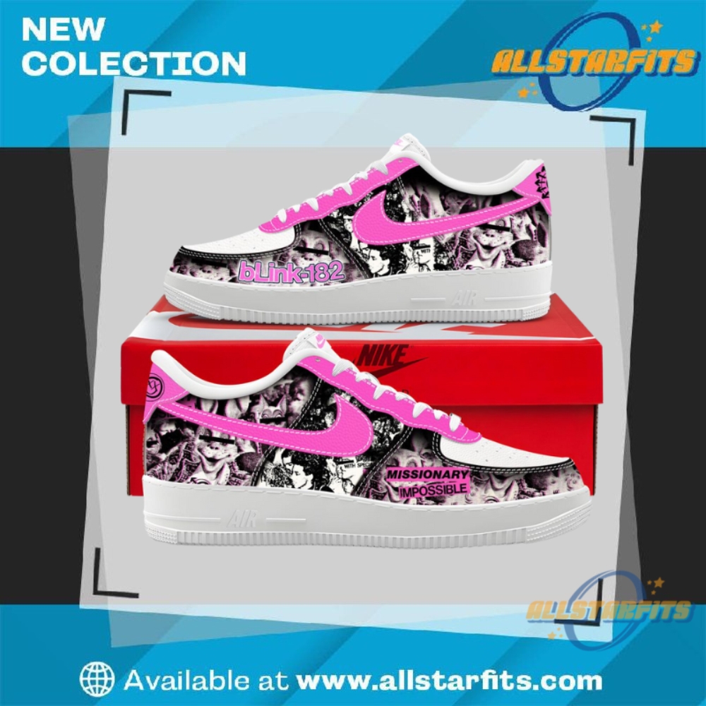Blink 182 Missionary Impossible 2025 Tour Special Air Force 1 Sneakers