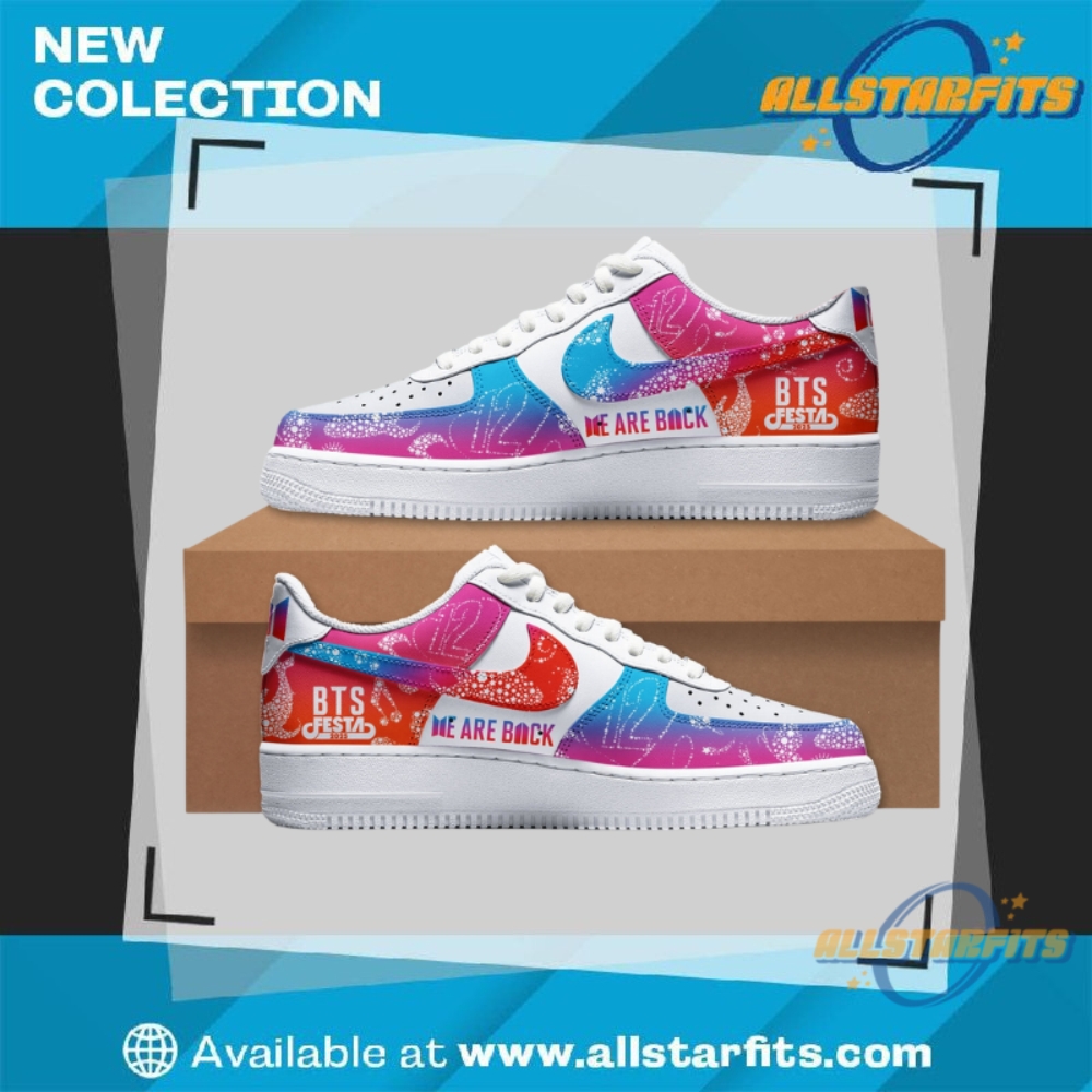 Bts Festa 2025 We Are Back Air Force 1 Sneakers