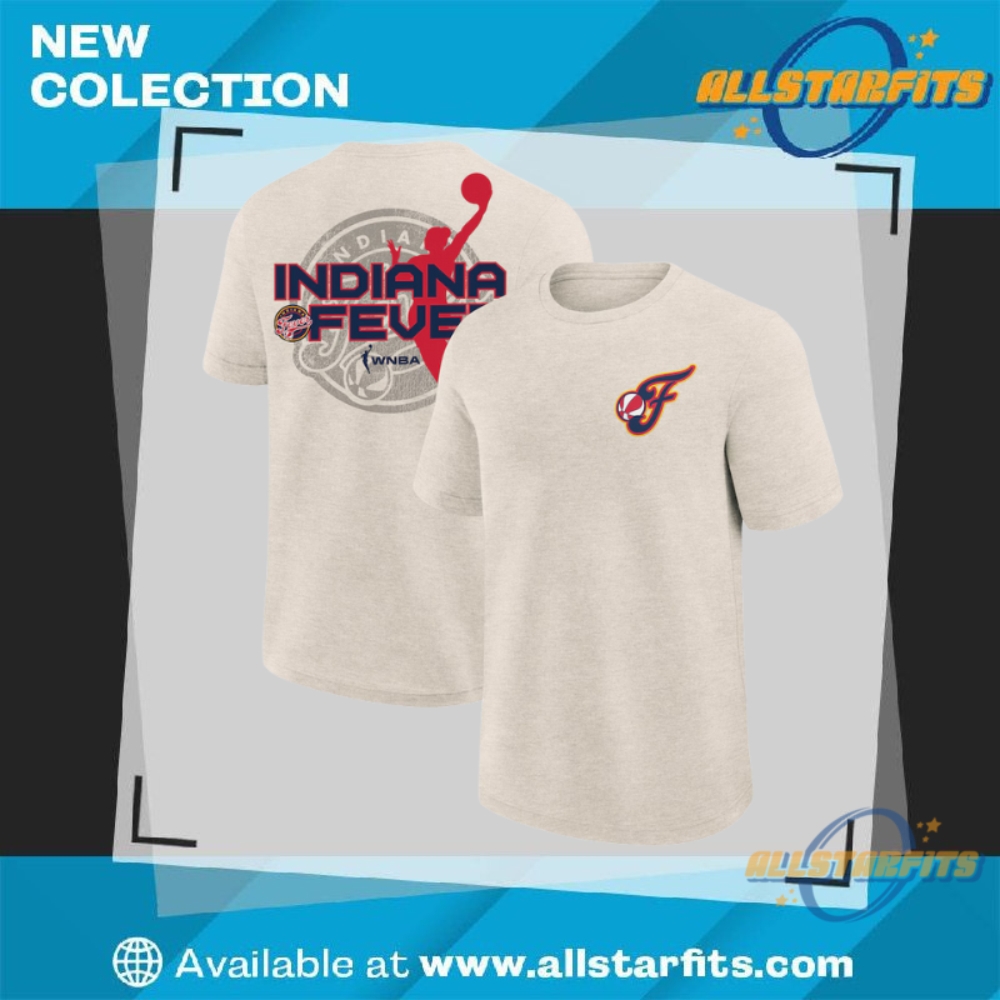 Unisex Indiana Fever Fanatics Cream Elite T Shirt allstarfits 1