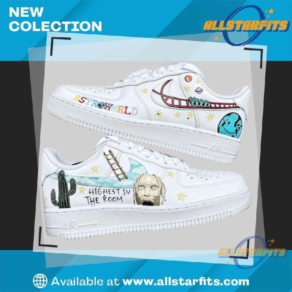 Travis Scott Astroworld Air Force 1 Custom