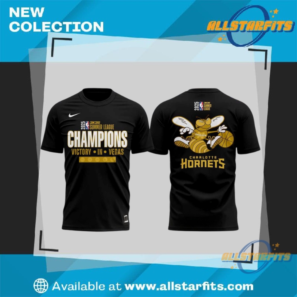 Charlotte Hornets 2025 Summer League Victory In Vegas Shirt