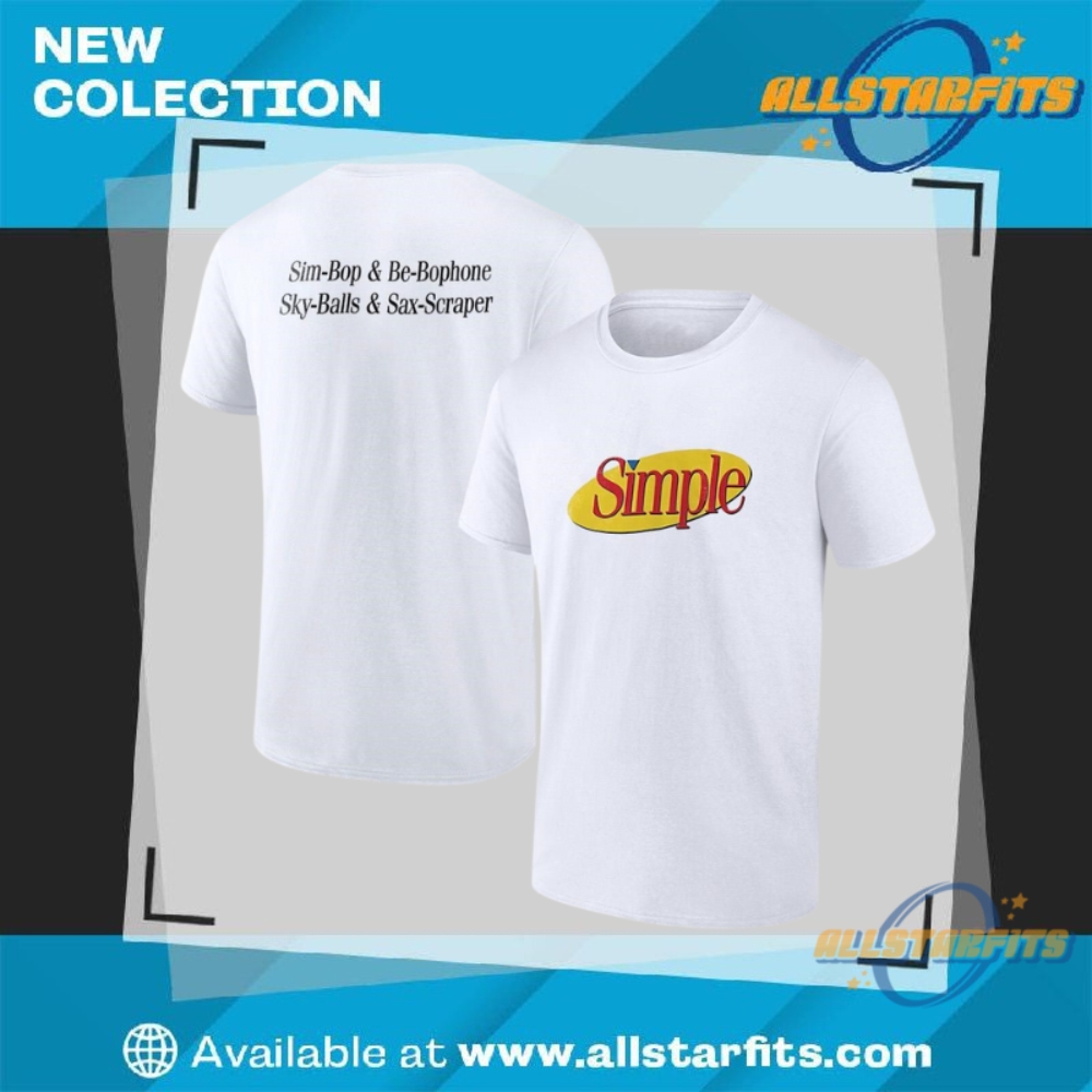 Simple Sim Bop And Be Bophone Sky Balls Shirt