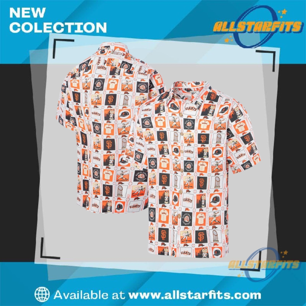 Reyn Spooner San Francisco Giants Champions Scenic Hawaiian Shirt