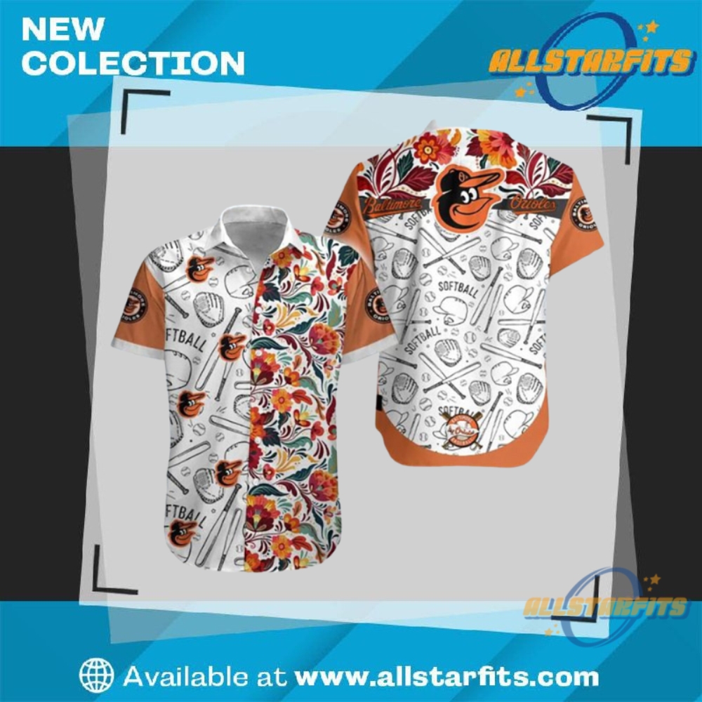 Baltimore Orioles Hawaiian Shirt