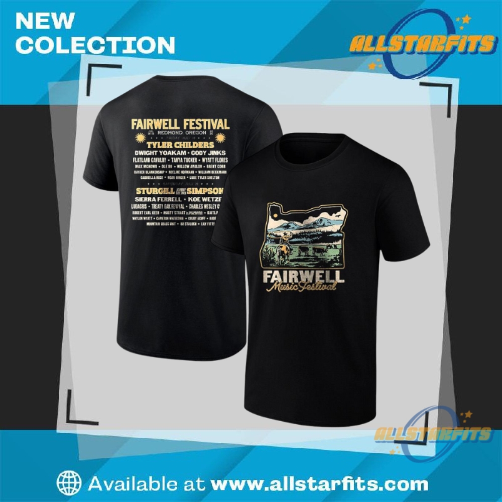 Farewell Music Festival Oregon Lineup 2025 Shirt