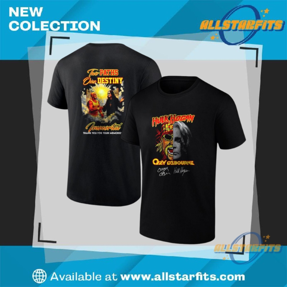 Ozzy Osbourne Hulk Hogan Two Paths One Destiny Shirt