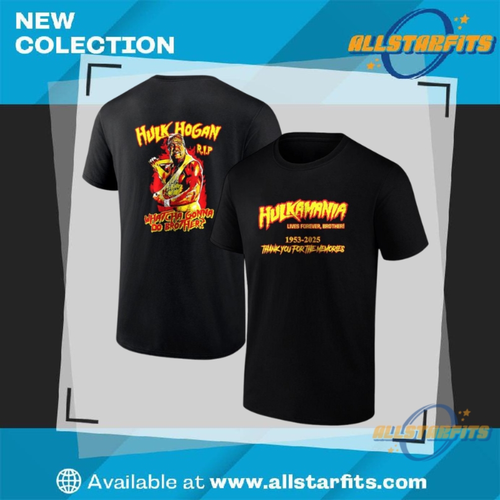 Hulk Hogan 1953 2025 Hulkamania Thank You Shirt