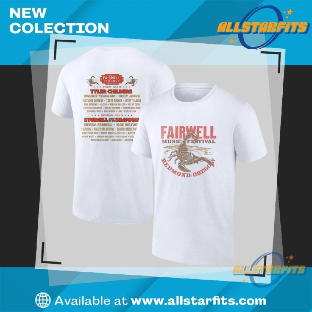 Farewell Music Festival Scorpion Tyler Childers Shirt