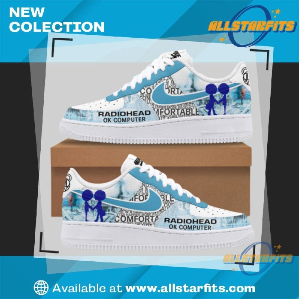 "Top 5 Must-Have Custom Air Force 1 Sneakers for 2023" 18 Radiohead Ok Computer Custom Air Force 1