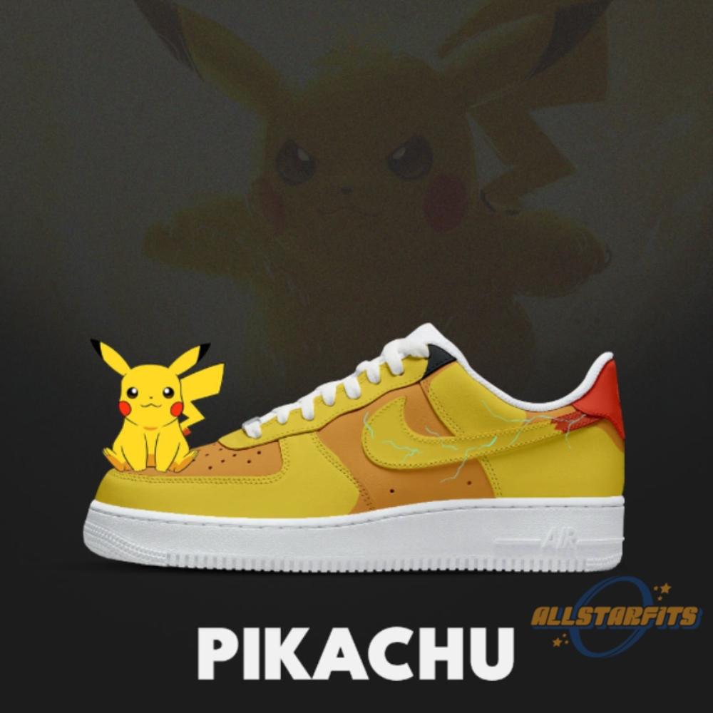 "Top 5 Must-Have Limited Edition Nike Air Force 1 Sneakers" 9 Pikachu Thunder Volt Air Force 1 Sneakers