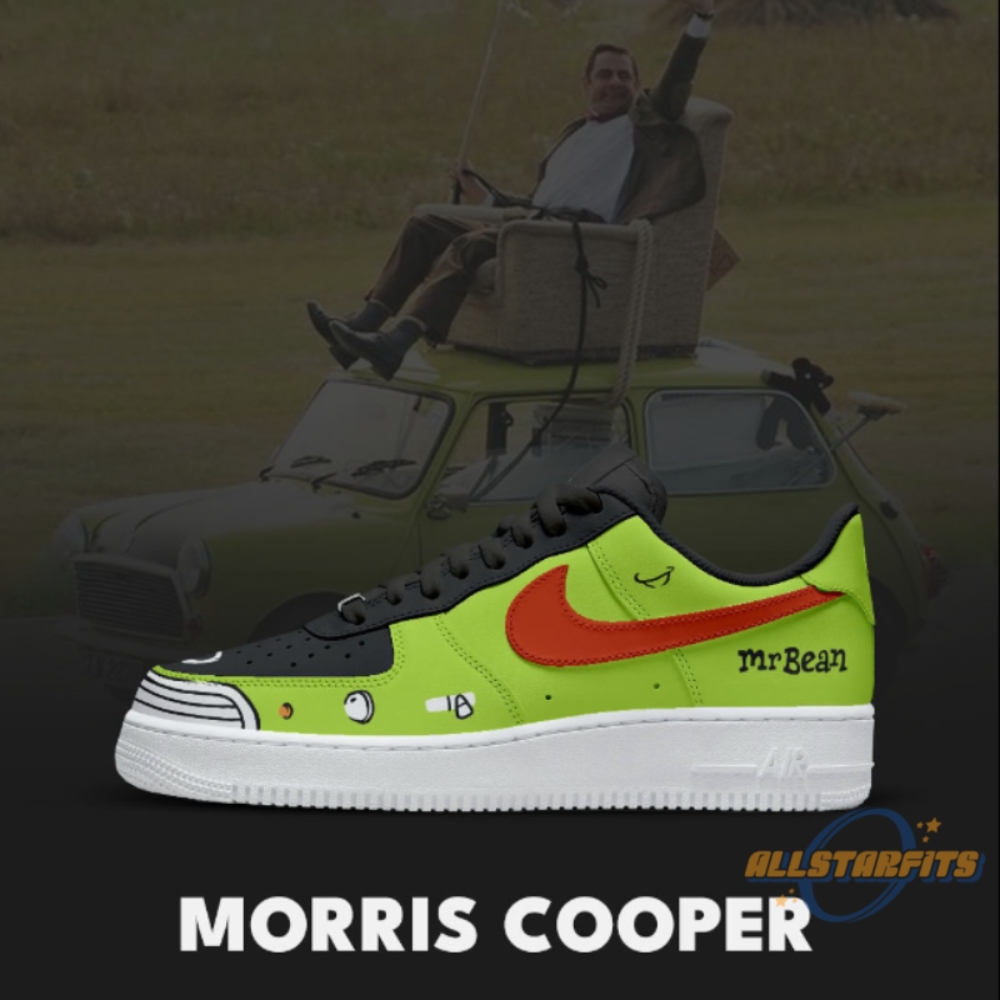 "Top 5 Must-Have Limited Edition Nike Air Force 1 Sneakers" 13 Mr Bean Mini Cooper Air Force 1 Sneakers