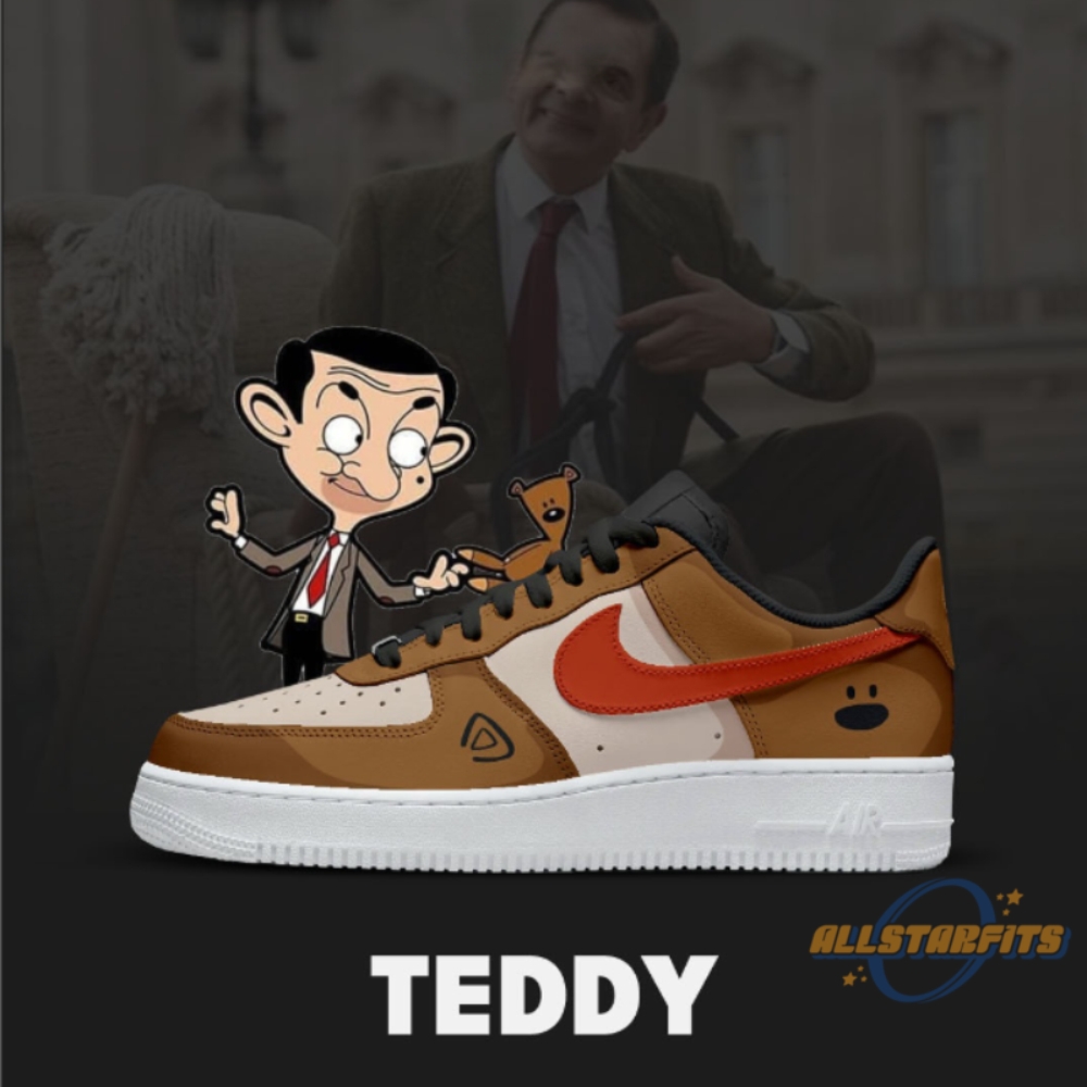 "Top 5 Must-Have Limited Edition Nike Air Force 1 Sneakers" 14 Mr Bean Teddy Air Force 1 Sneakers