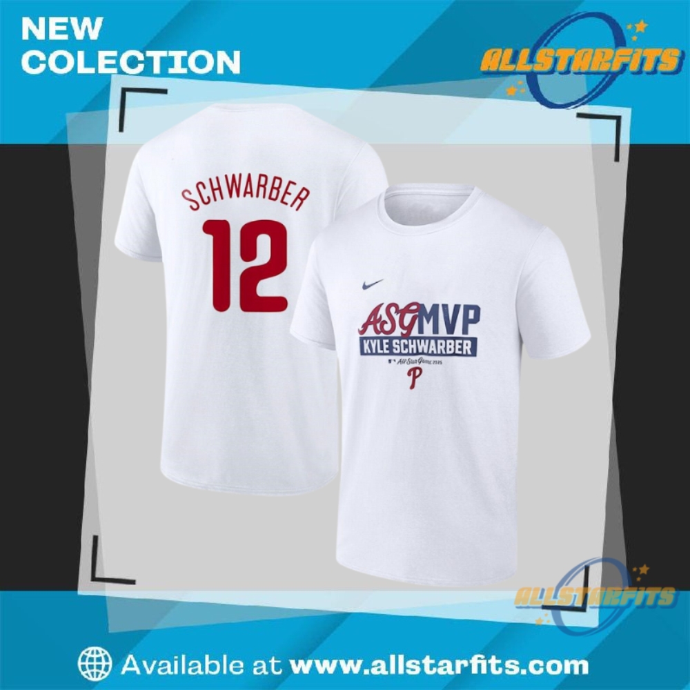 Philadelphia Phillies Kyle Schwarber 2025 All Star Mvp Shirt