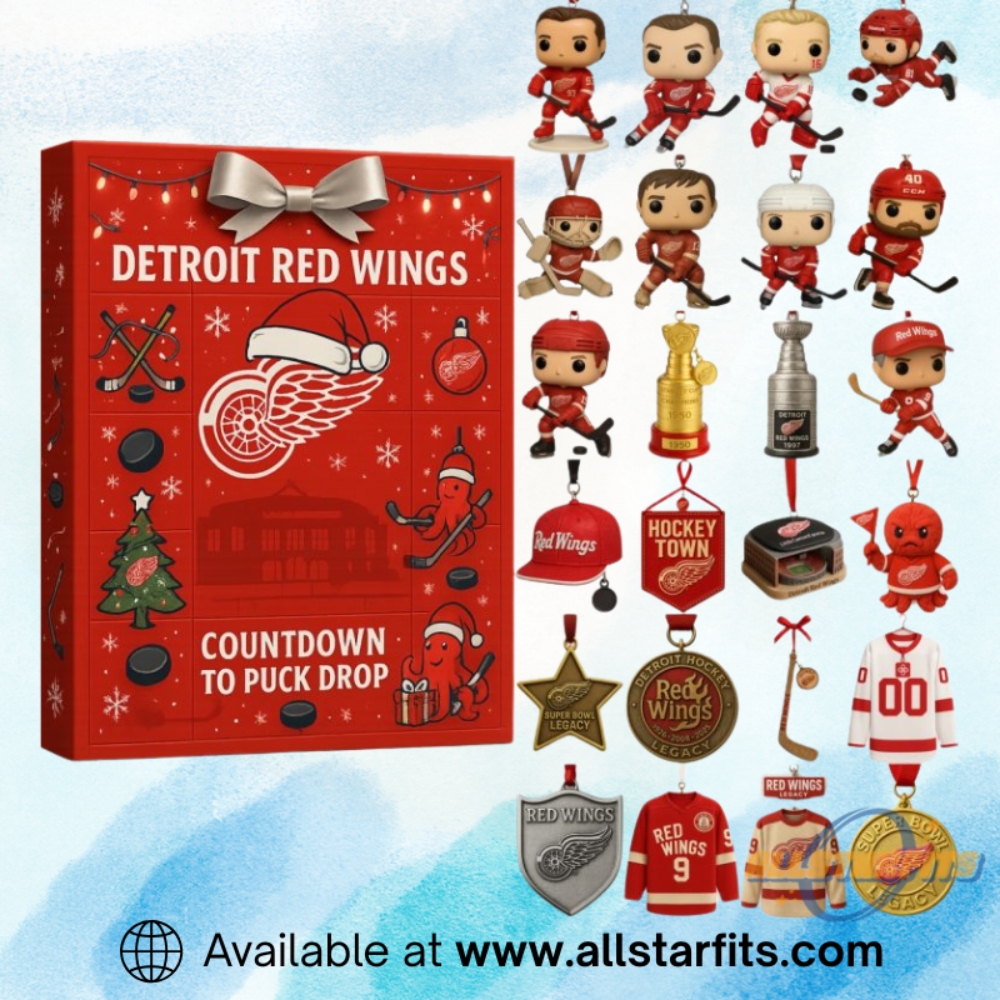 Detroit Red Wings Countdown To Puck Drop Advent Calendar