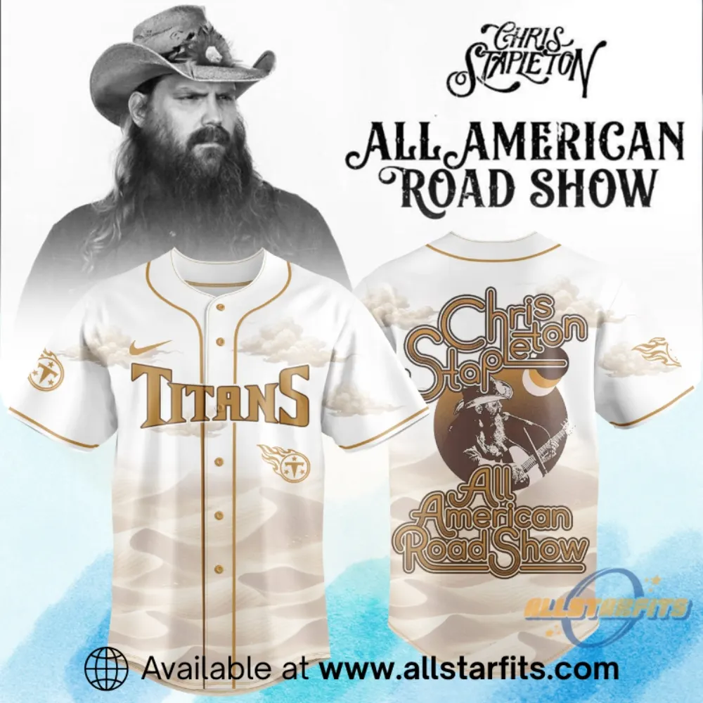 Tennessee Titans X Chris Stapleton All American Road Jersey