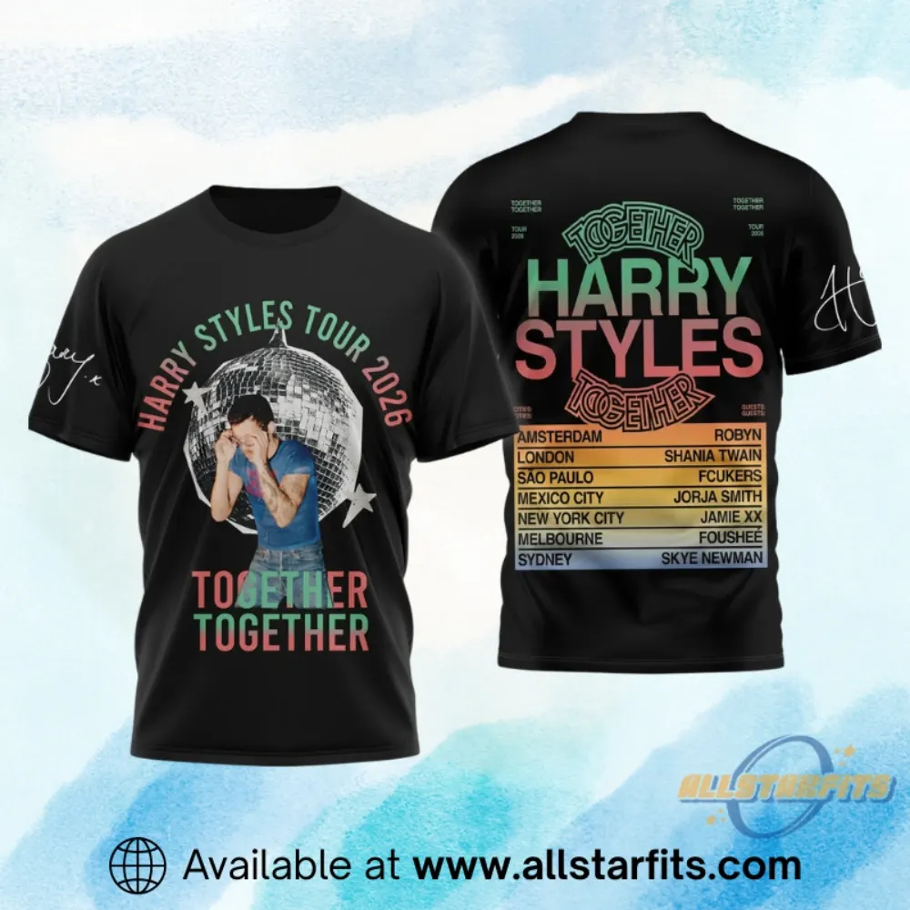 Harry Styles Together Together Tour 2026 Shirt