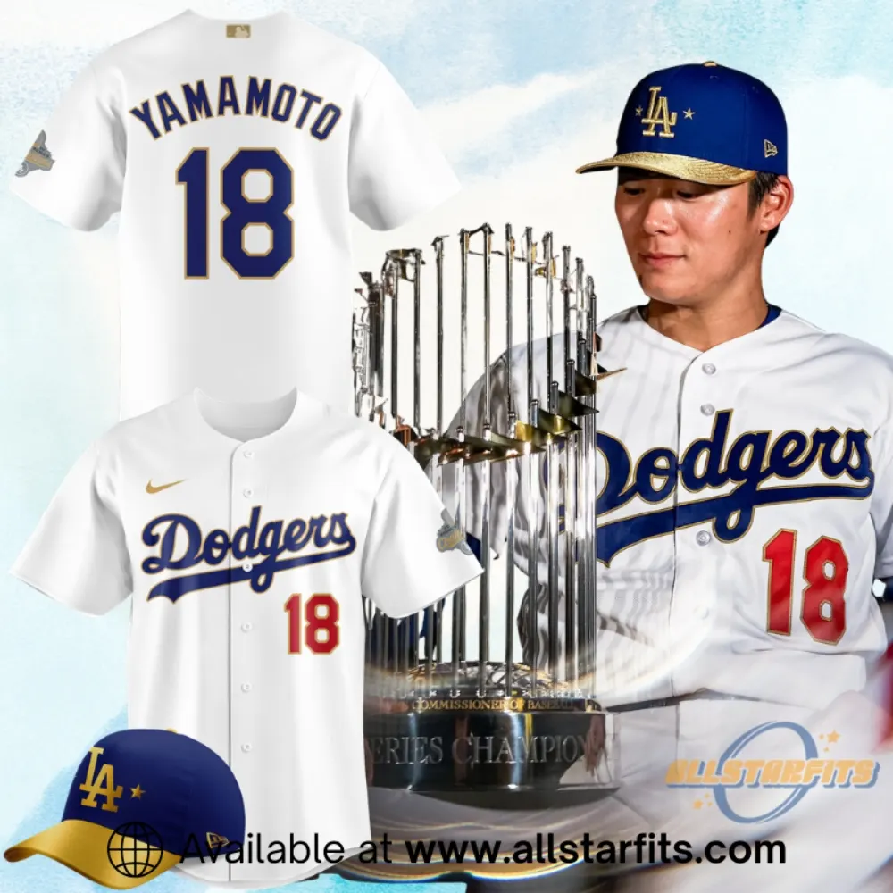 Los Angeles Dodgers Yoshinobu Yamamoto Nike 2026 Gold Collection Authentic Jersey Allstarfits 1