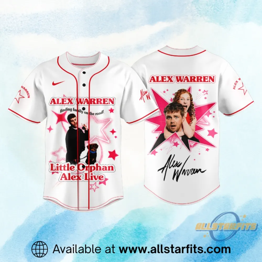 Alex Warren Finding Family On The Road 2026 Limited Jersey