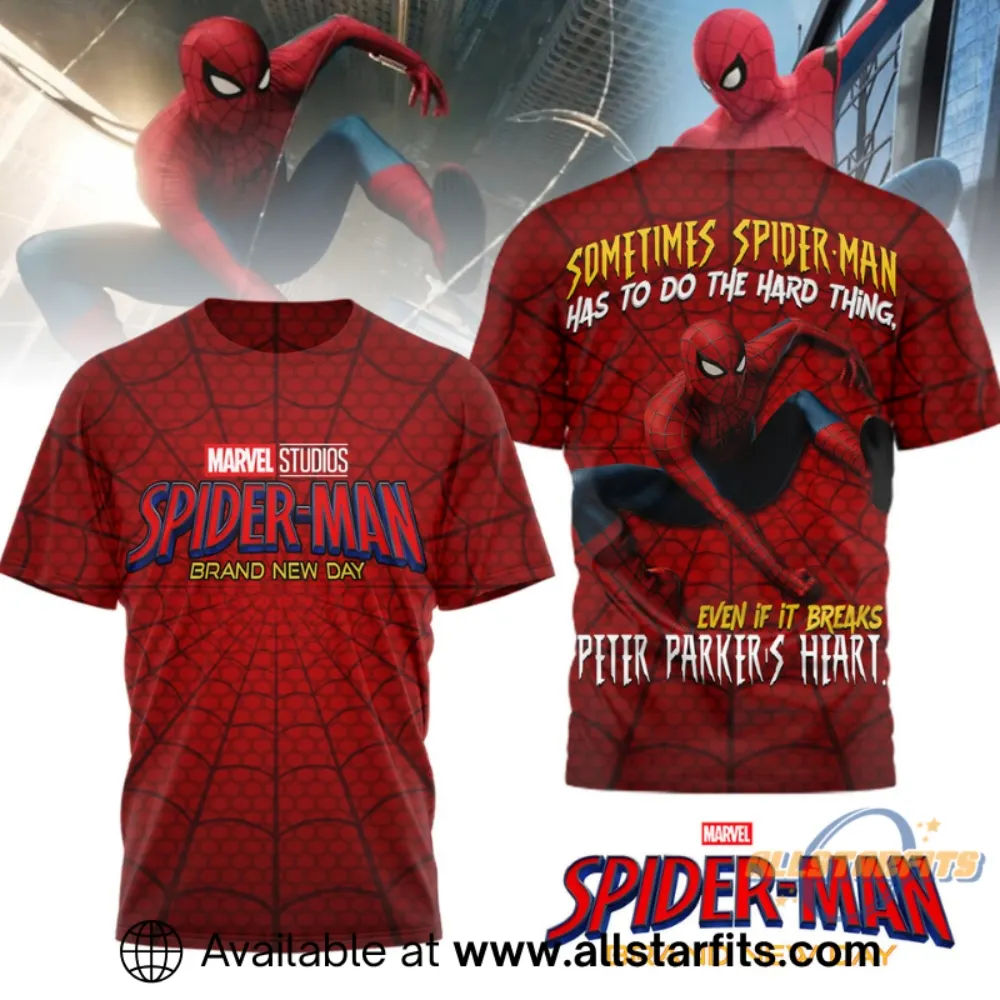 Spiderman Brand New Day Marvel Studios Shirt