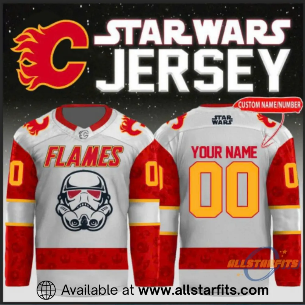 Calgary Flames X Star Wars Colab Hockey Jersey