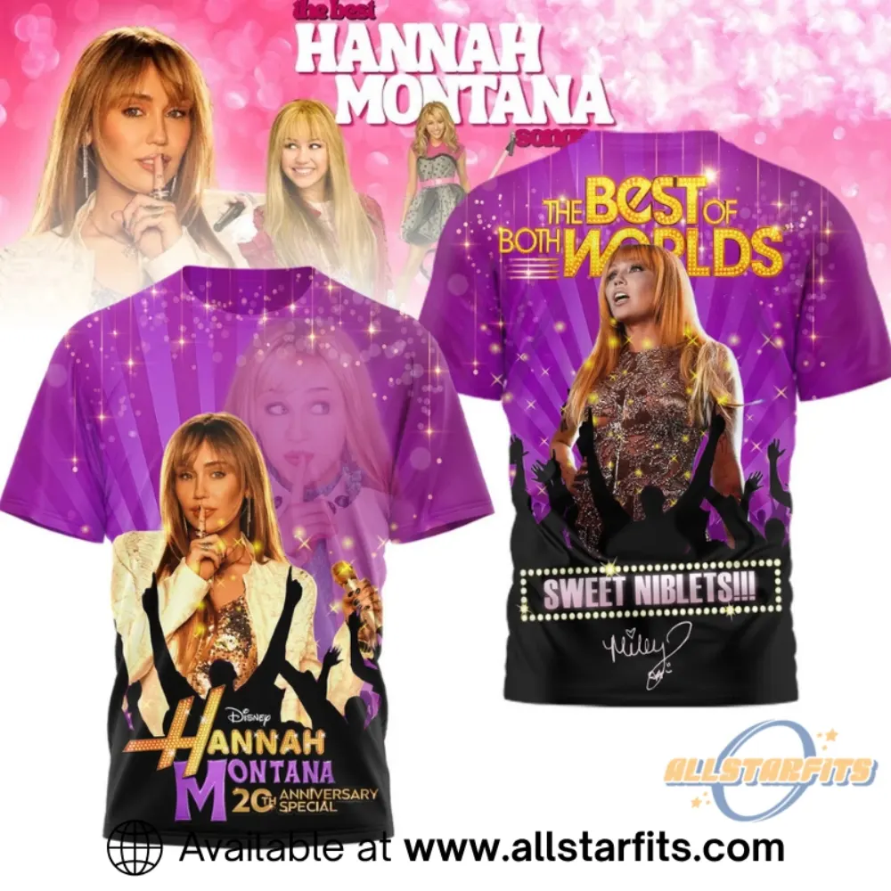 "Top 5 Must-Have 2026 Shirts: BTS, Miley, Michigan, Scooby!" 3 2026 Miley Cyrus Hannah Montana 20Th Anniversary Shirt