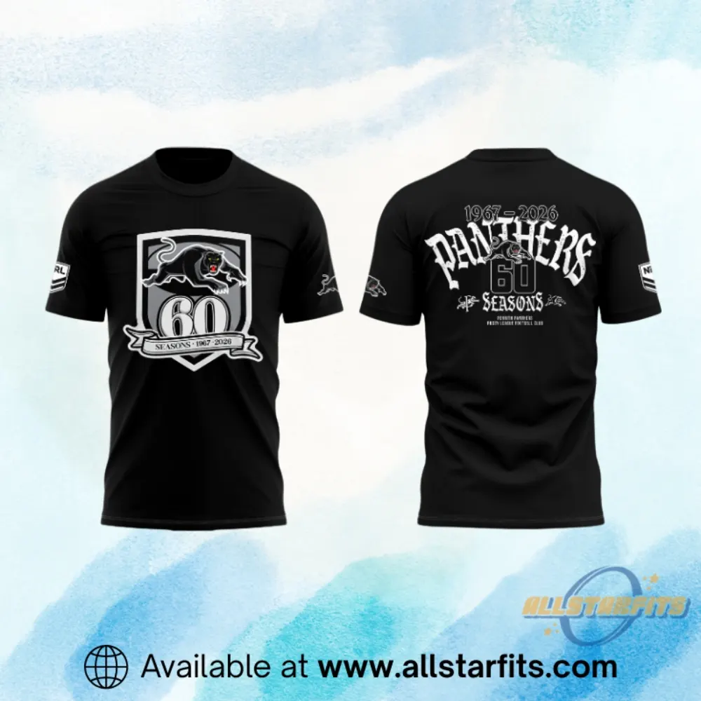 Panthers Celebrate 60 Years Shirt 1 Panthers Celebrate 60 Years Shirt
