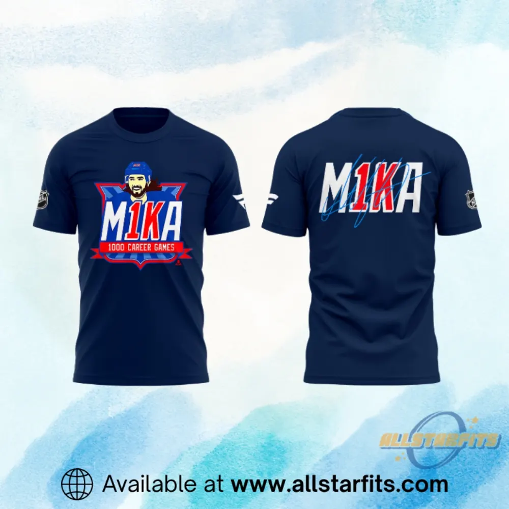 "Top 2026 Sports and Pop Culture Shirts: Must-Have Fan Gear" 117 Mika Zibanejad 1000 Career Games New York Rangers Shirt