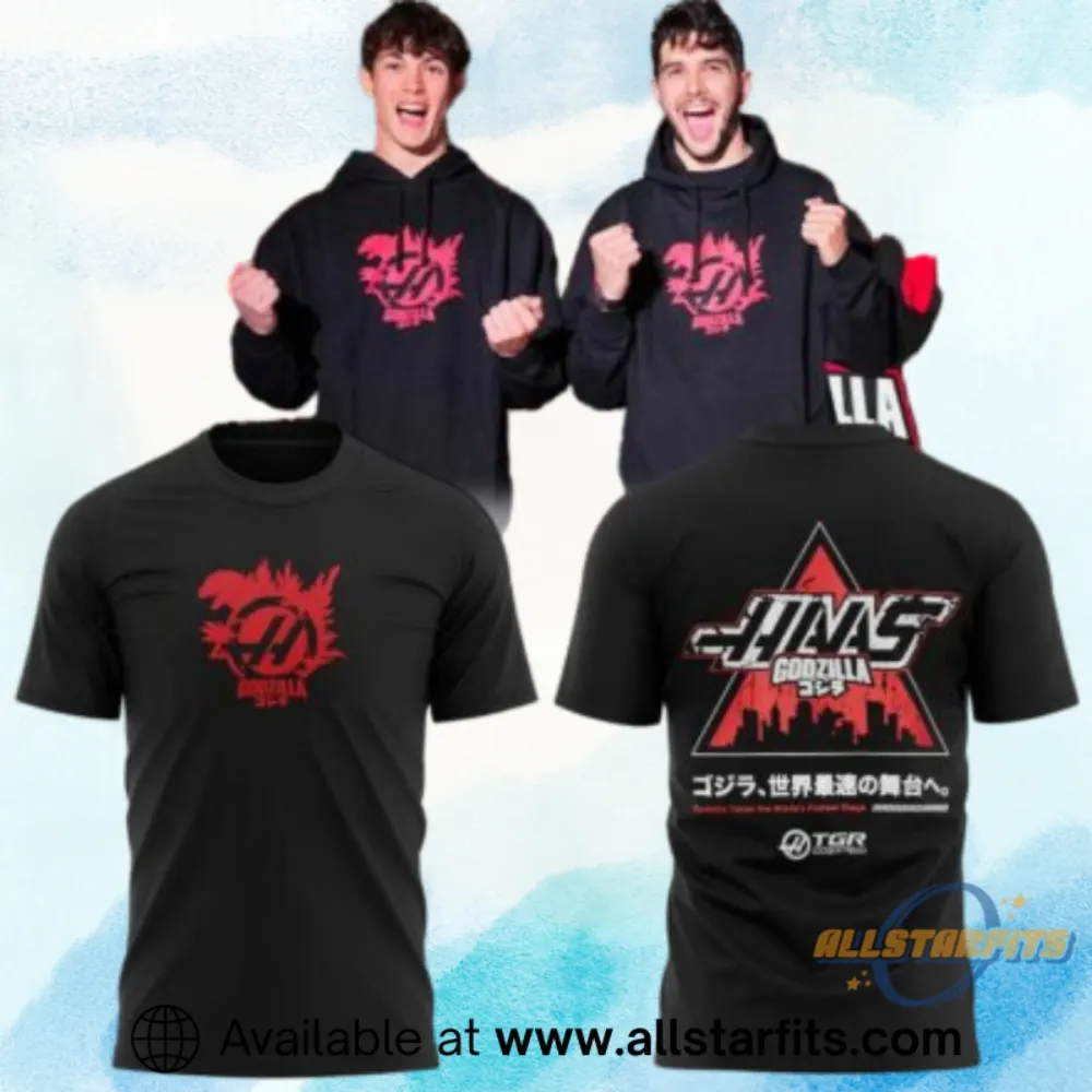 "Top 2026 Sports and Pop Culture Shirts: Must-Have Fan Gear" 5 Godzilla X Tgr Haas F1 Team King Of The Monsters 2026 Shirt