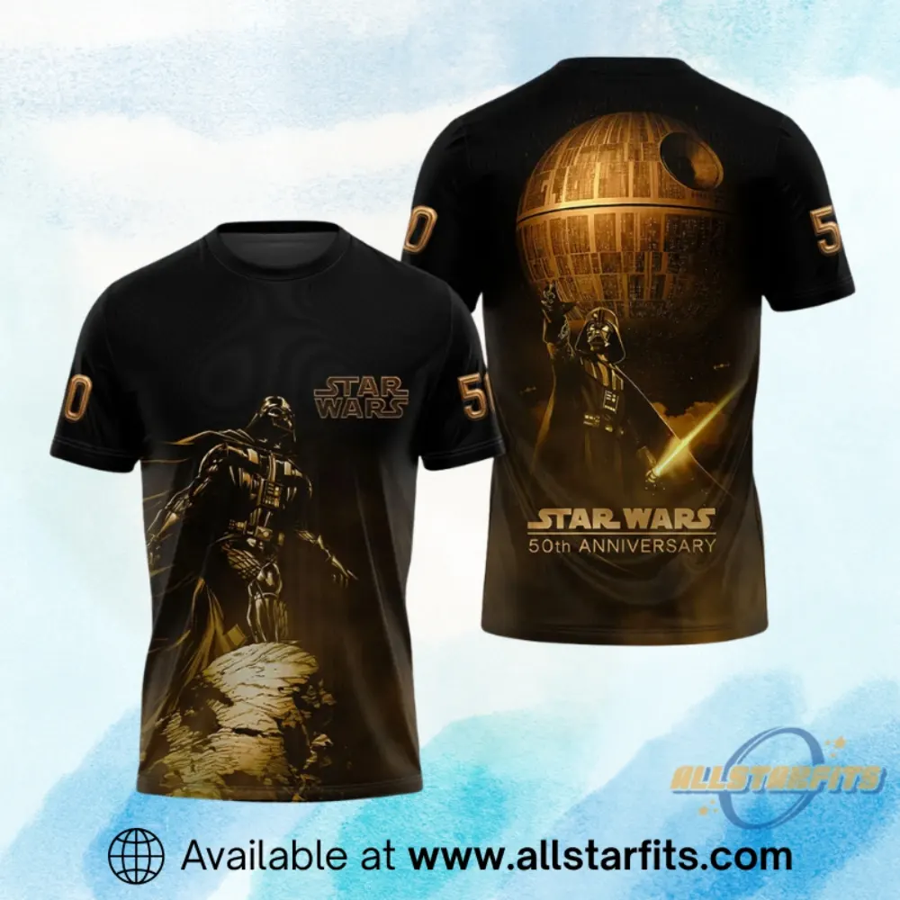 Star Wars 50Th Anniversary 3D Shirt