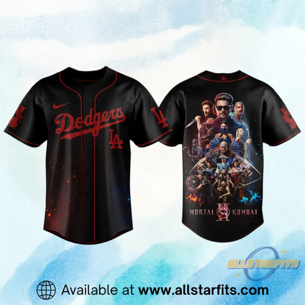 "2026 Sports Apparel: Champions Shirts and South Carolina Gamecocks Gear" 14 Los Angeles Dodgers X Mortal Kombat Ii 2026 Limited Edition Jersey