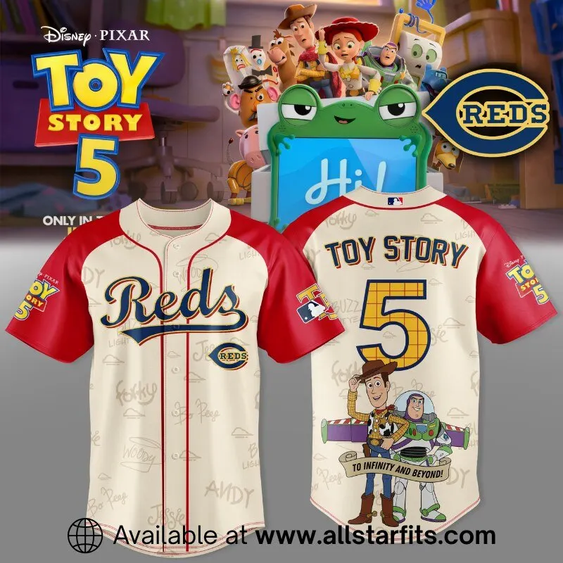 Cincinnati Reds x Toy Story 5 Theme Nights Limited Edition Jersey