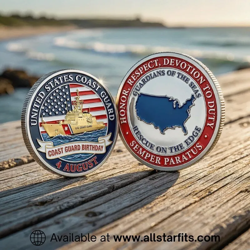 Exclusive US Coast Guard Birthday Commemorative Coin