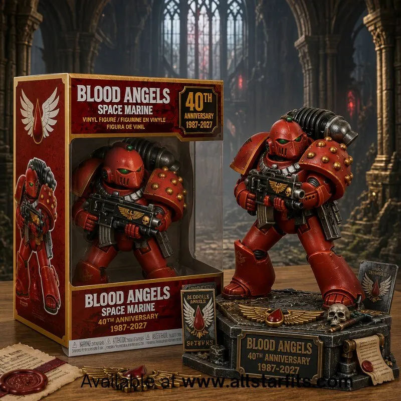 Blood Angels 40th Anniversary Space Marine Vinyl Figure