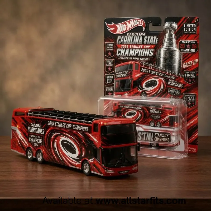 Carolina Hurricanes 2026 Stanley Cup Champions Bus 3 Carolina Hurricanes 2026 Stanley Cup Champions Bus
